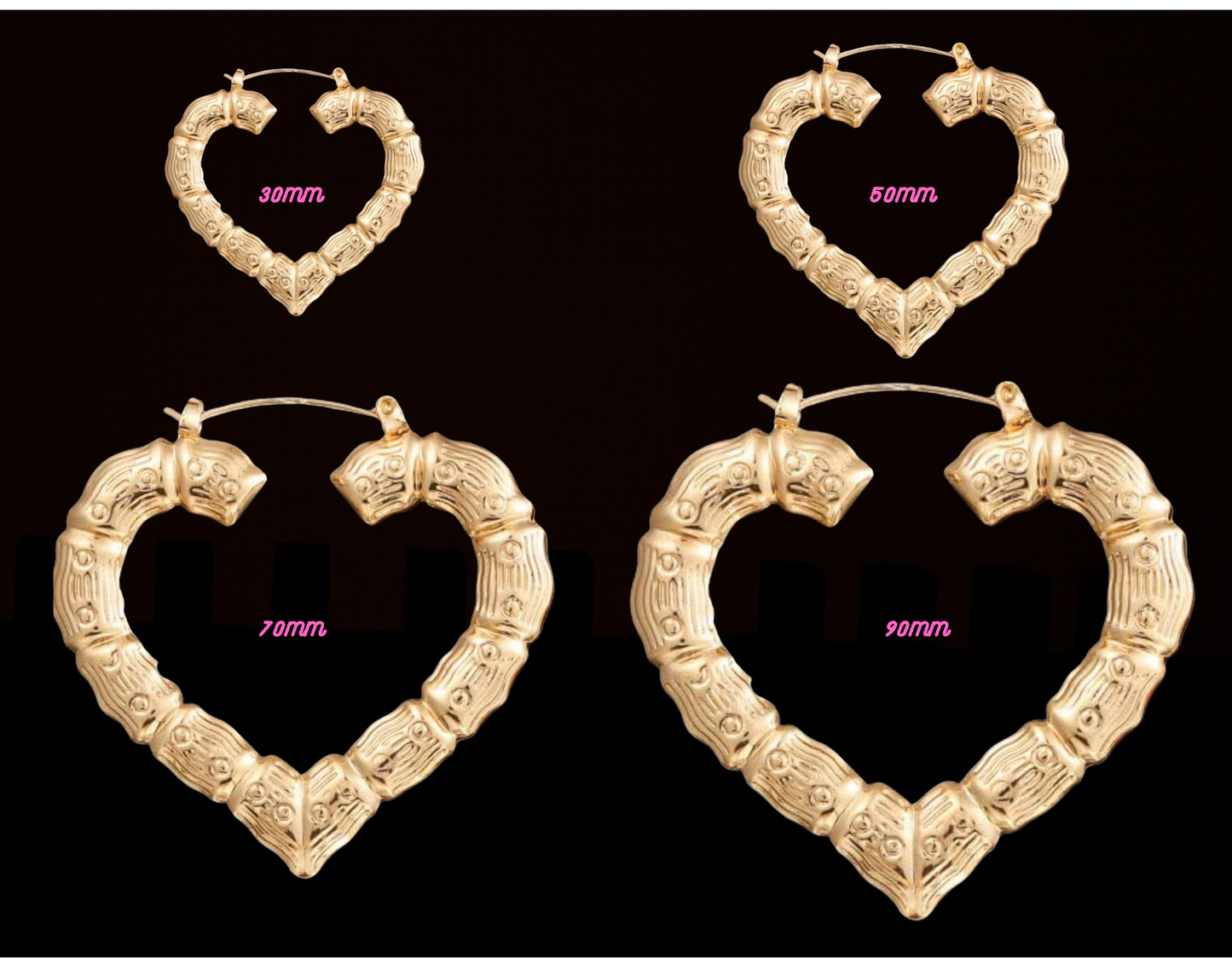 Imperial Bamboo Earrings (Customizable)