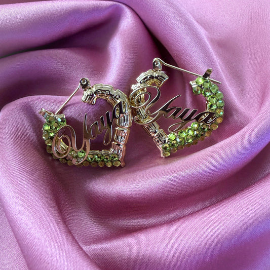 Imperial Bamboo Earrings (Customizable)