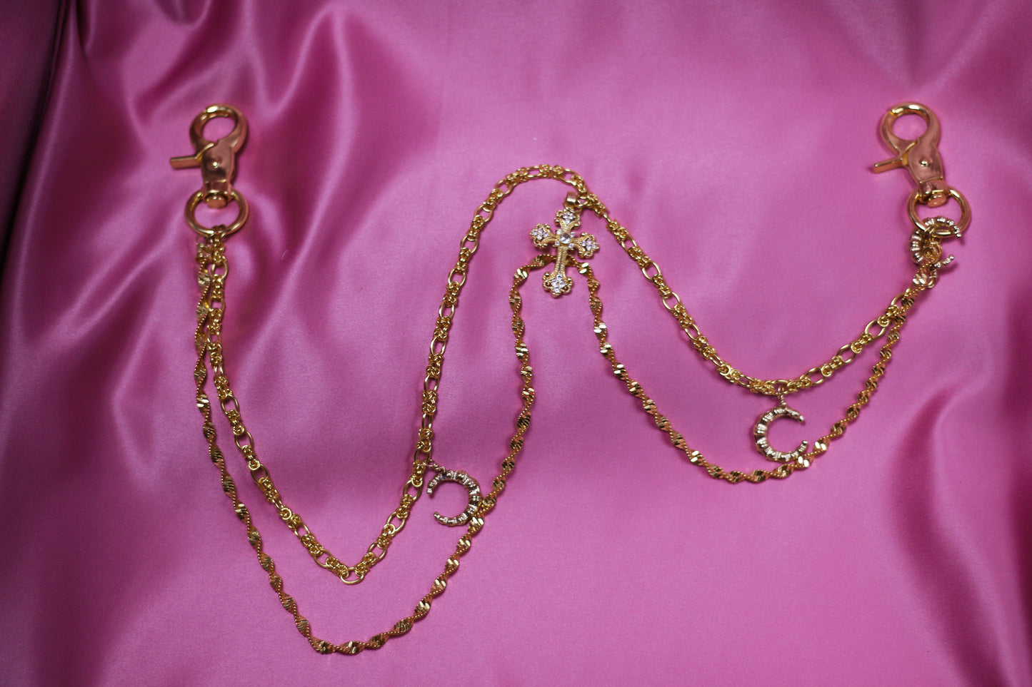His & Hers Wallet Chain