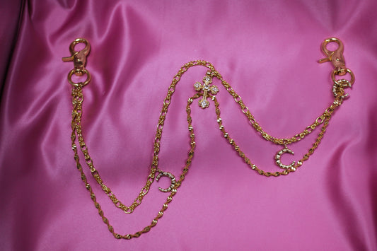 His & Hers Wallet Chain