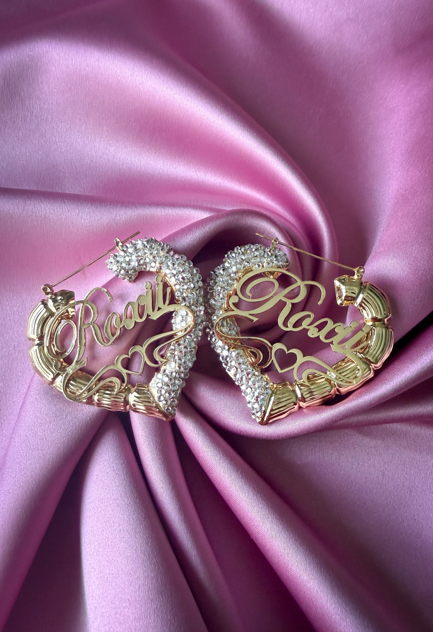 Imperial Bamboo Earrings (Customizable)